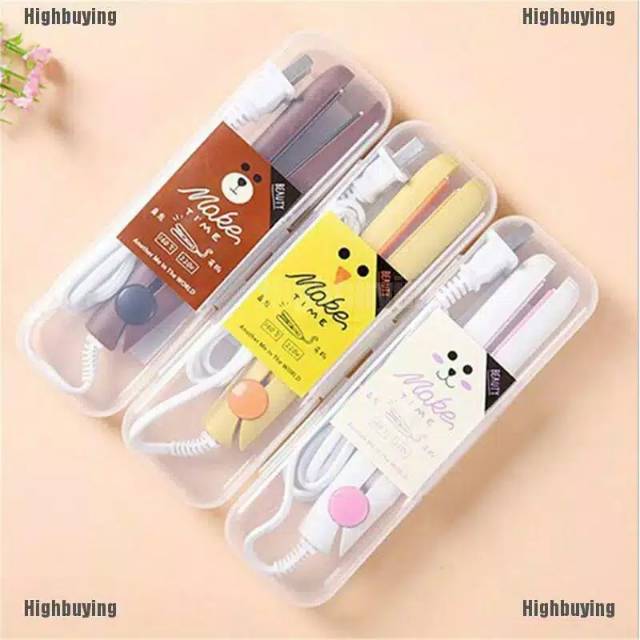 Cod - F77 Catok Mini Lucu Catokan Rambut Multifungsi 2 in  / Catok Mini travelling-1