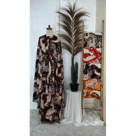 Mukena Rosy XXL Free Tas Cantik/Mukena Katun Rayon/Mukena Dewasa/Mukena Wanita Dewasa/Mukena Wanita 