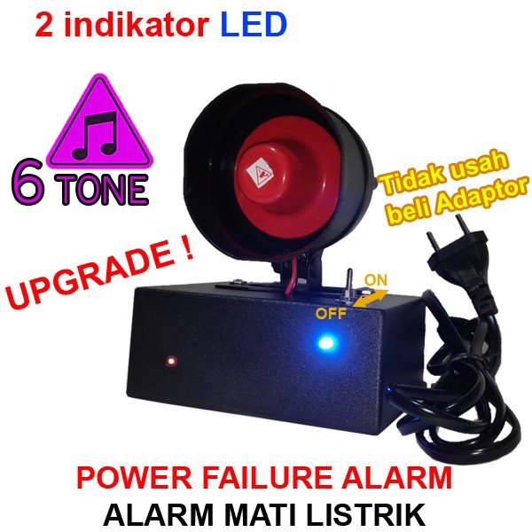 Alarm Mati Listrik Suara Keras Sensor Listrik Padam Mati Lampu