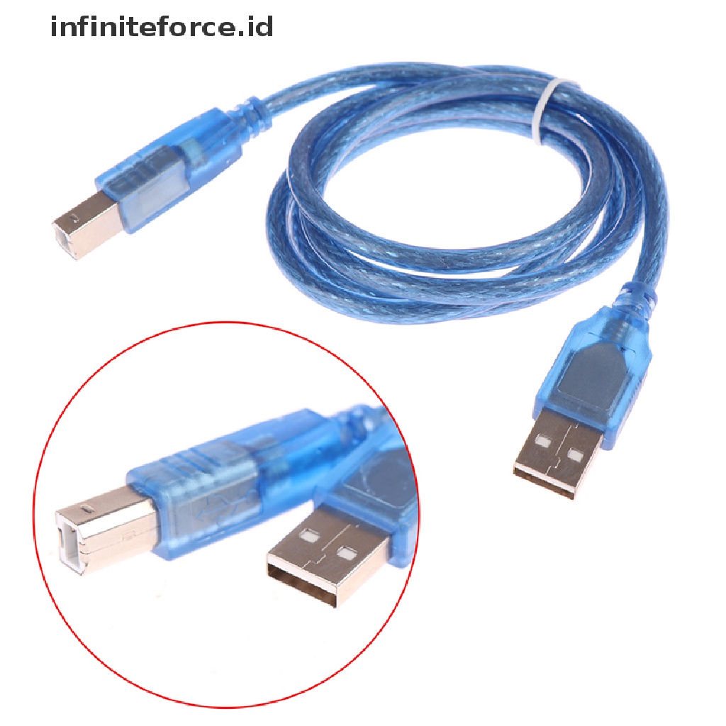 Infiniteforce.id Kabel Pendek 0.3 / 0.5 / 1.5m Usb 2.0 Tipe A Male Ke B Male Untuk Printer