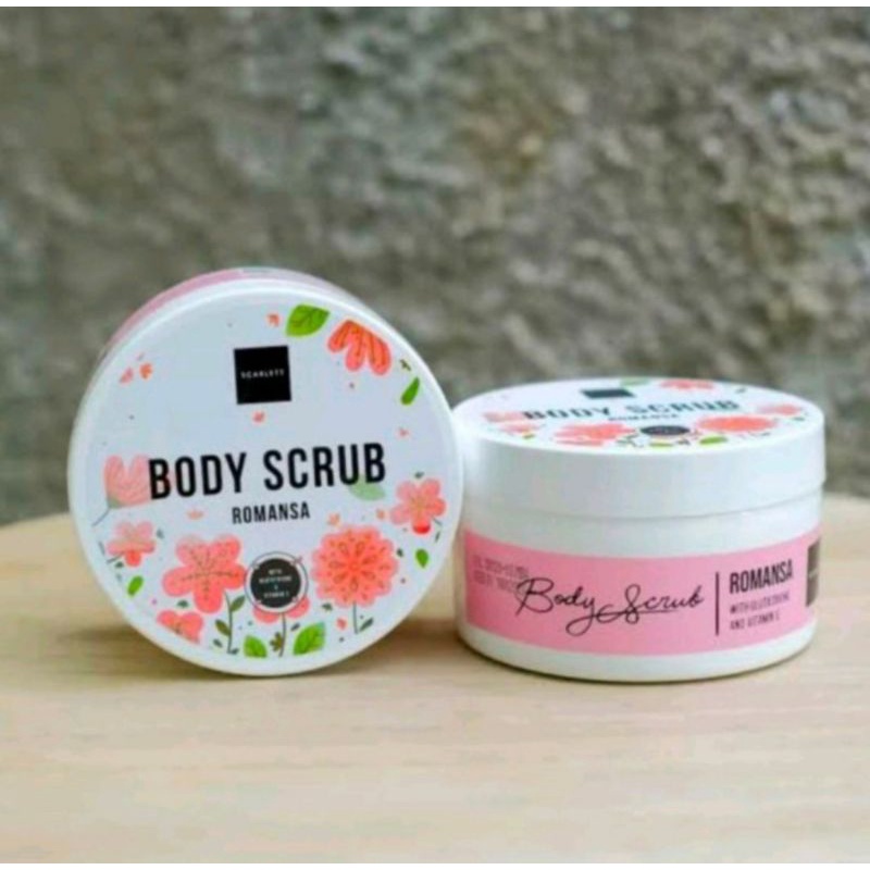 Scarlett whitening body scrub