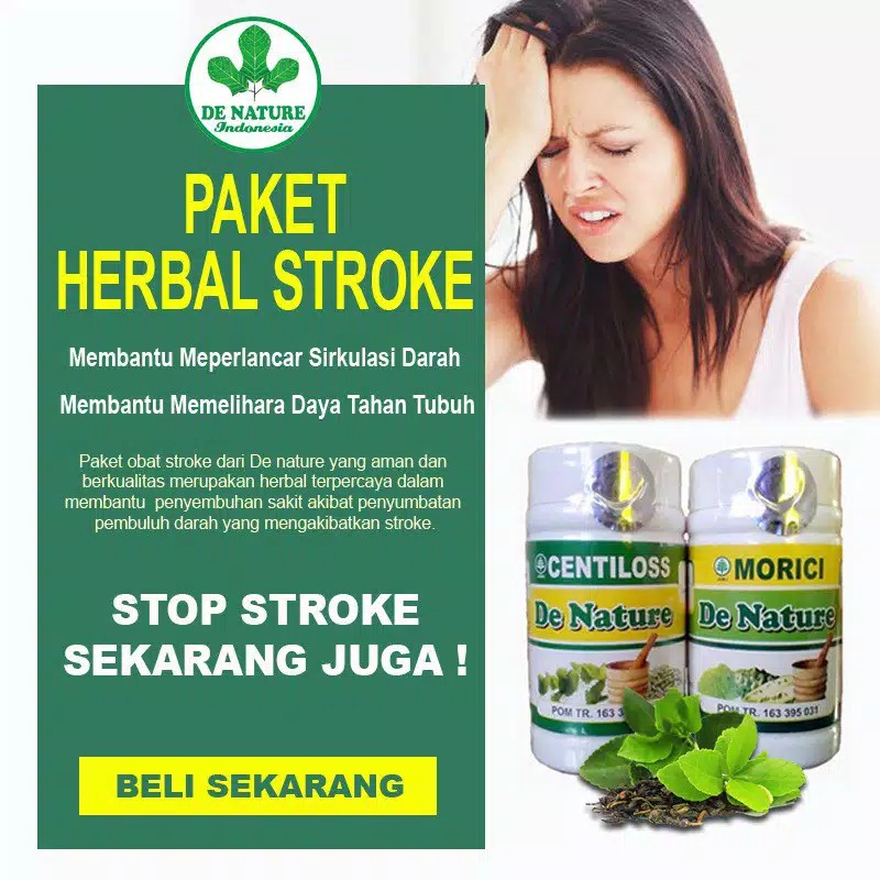 Obat Stroke Struk Lumpuh Sebelah Herbal CENTILOS & MORICI