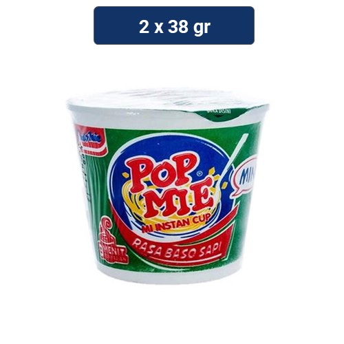 

Pop Mie Cup Mini Baso Sapi 2 x 38 gr