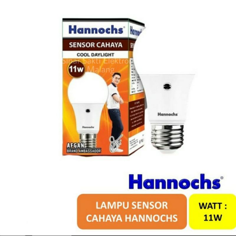 Hannochs Lampu Led Sensor Cahaya 9 11 Watt Light 9W 11W Otomatis