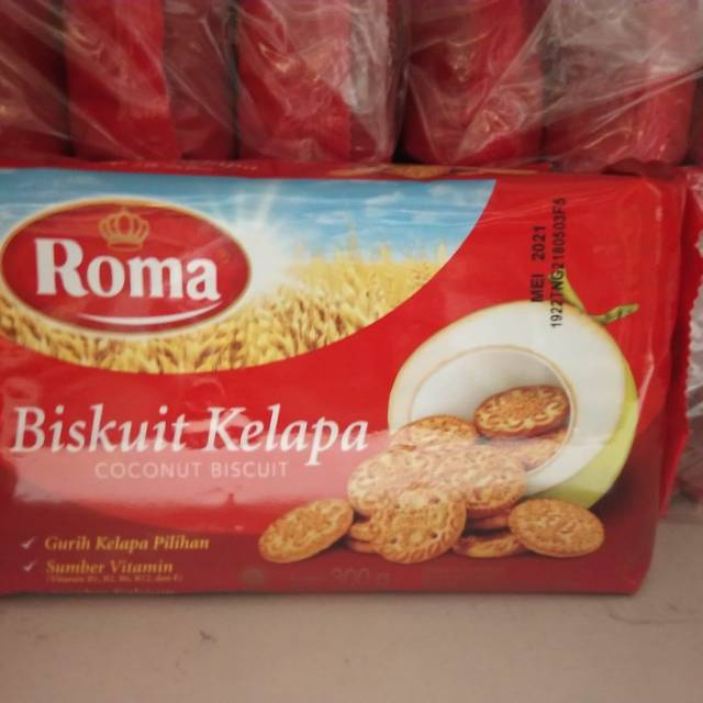 

Roma biskuit kelapa x 12 pcs