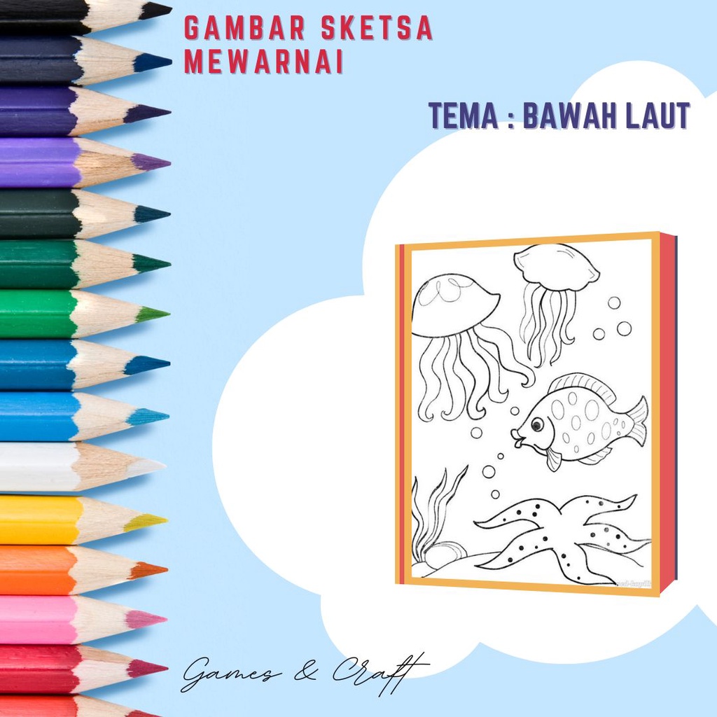 

Gambar Sketsa Mewarnai Tema Bawah Laut| Seketsa Lukis | Drawing Sketch | Menggambar | Kertas menggambar | Gambar untuk di warnai | Latihan Mewarnai | Belajar Mewarnai