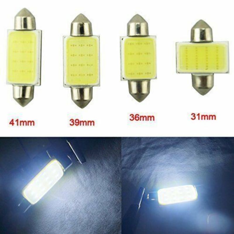 [L0043] LAMPU KABIN LED Plafon Cabin mobil Festoon COB Plasma 31mm & 36mm 31 & 36 Mm 12V