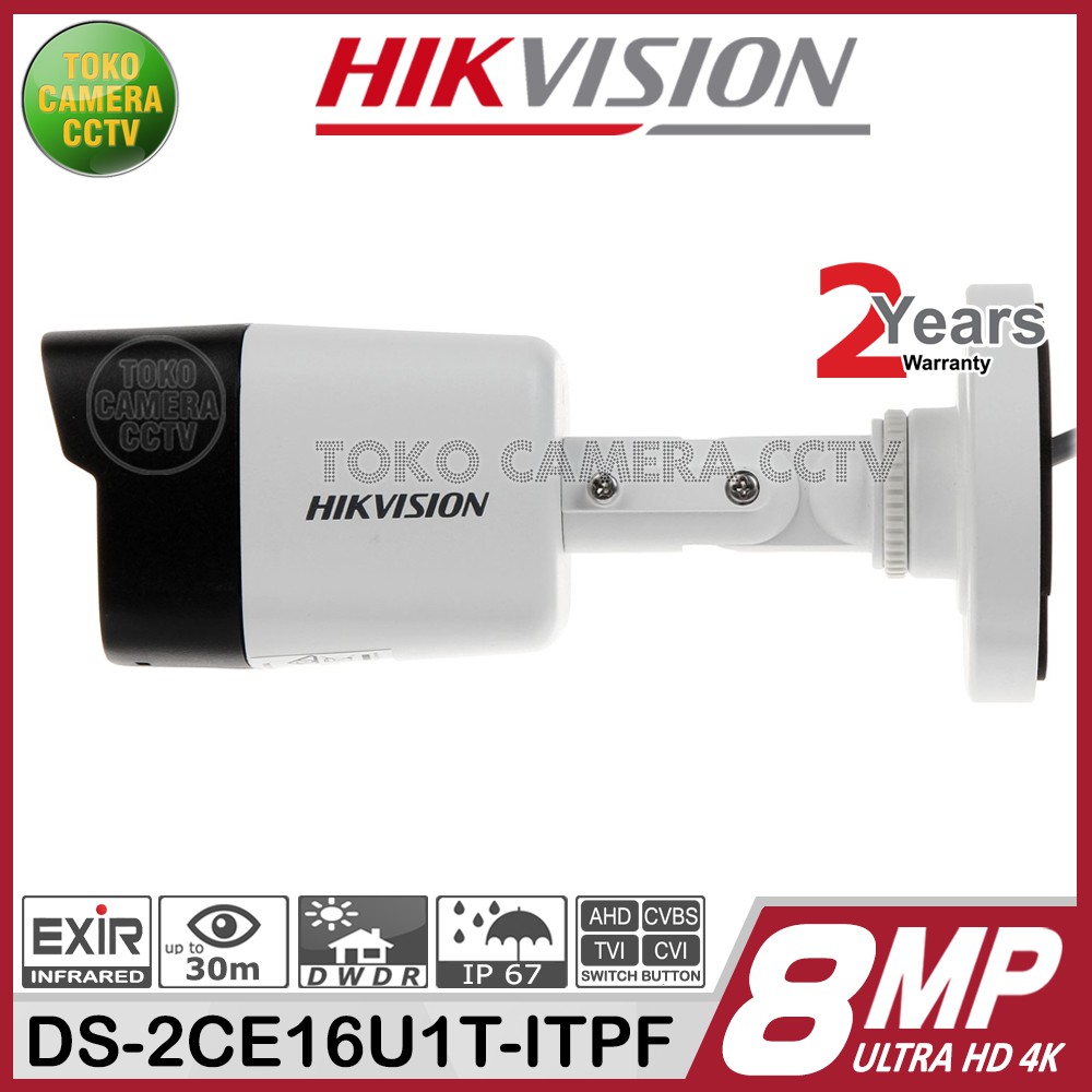 KAMERA CCTV OUTDOOR HIKVISION DS-2CE16U1T-ITPF 8MP