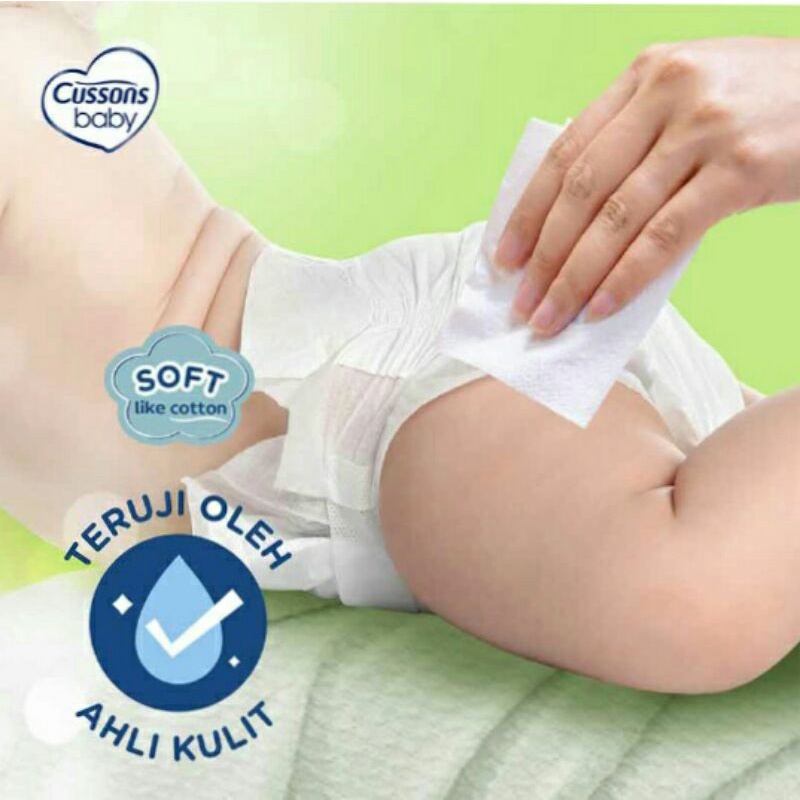 CUSSONS BABY WIPES 50 sheeet( Beli 1 Grsti 1)