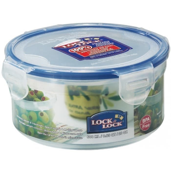 HPL 933 FOOD CONTAINER 600ML LOCK &amp; LOCK