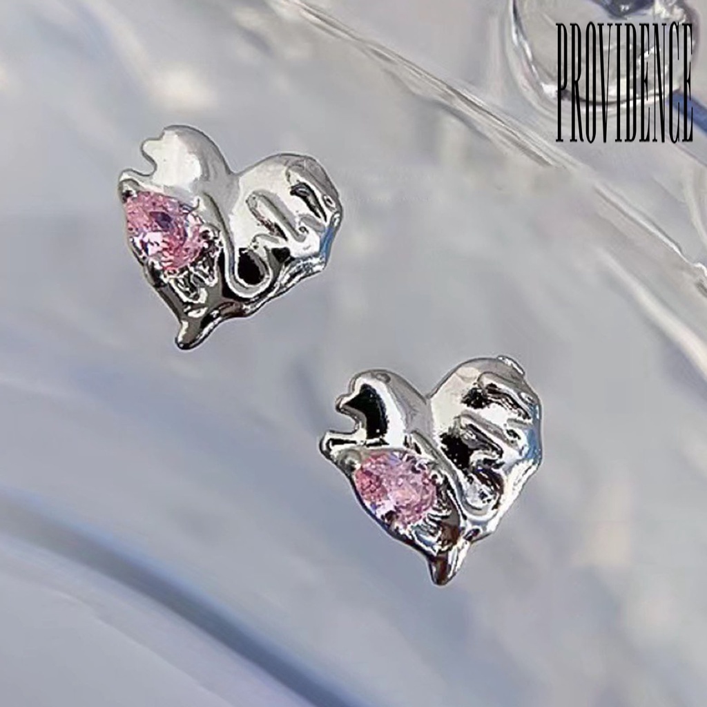 Providence 5Pcs / Set Berlian Imitasi Bentuk Hati Untuk Dekorasi Nail Art