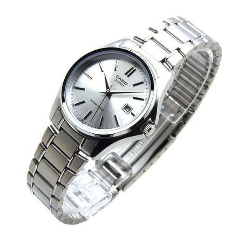 CASIO ORIGINAL LTP-1183A-7A / LTP 1183A 7A JAM TANGAN WANITA ANALOG STAINLESS