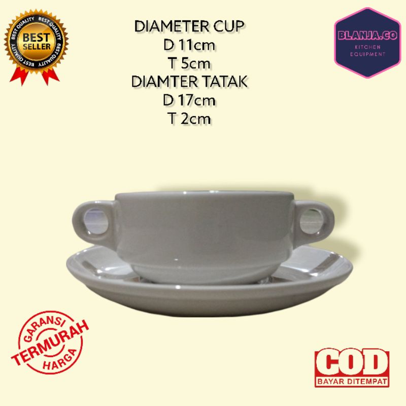 MANGKOK KUPING KOPIN 250 ml / MANGKOK SOUP HOTEL / ZUPA SOP / ZUPPA SOUP / MANGKOK CONSOM