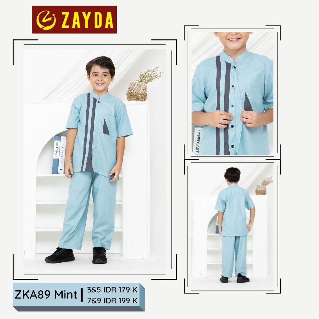 KOKO ANAK SARIMBIT KELUARGA ZAYDA 89 SERIES DUSTY PINK ORIGINAL KEKINIAN MODERN TRENDY SIMPLE ELEGAN