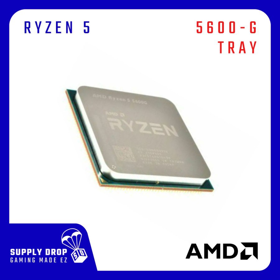 amd ryzen 5 5600g  tray  3 9ghz 6cores 12threads   garansi 3 tahun
