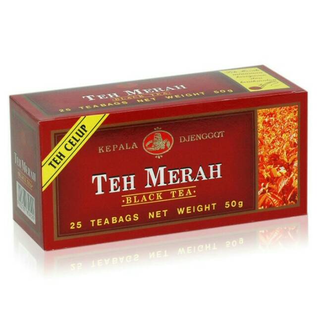 

Teh Celup Kepala Djenggot Teh Merah Black Tea 50gr Isi 25 Tea Bag