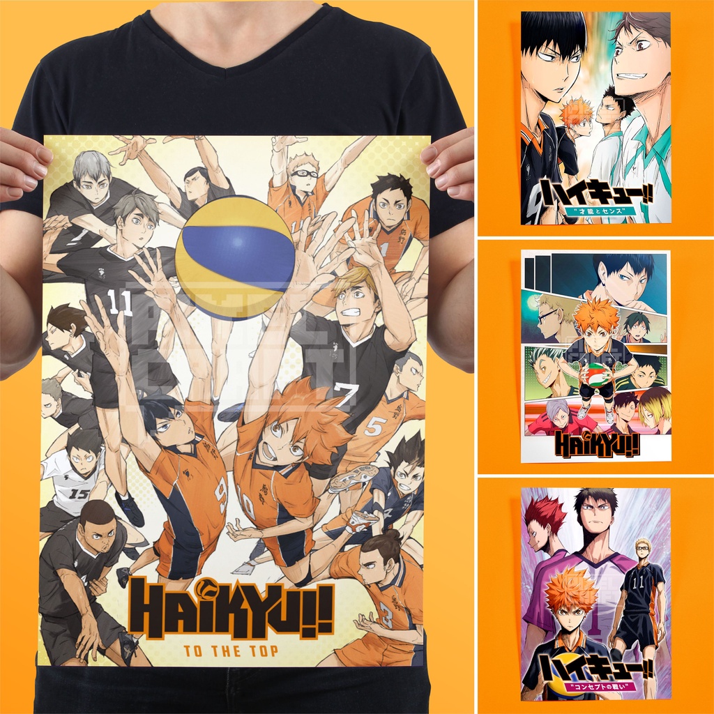 Poster Dinding Anime HAIKYUU Size - A3