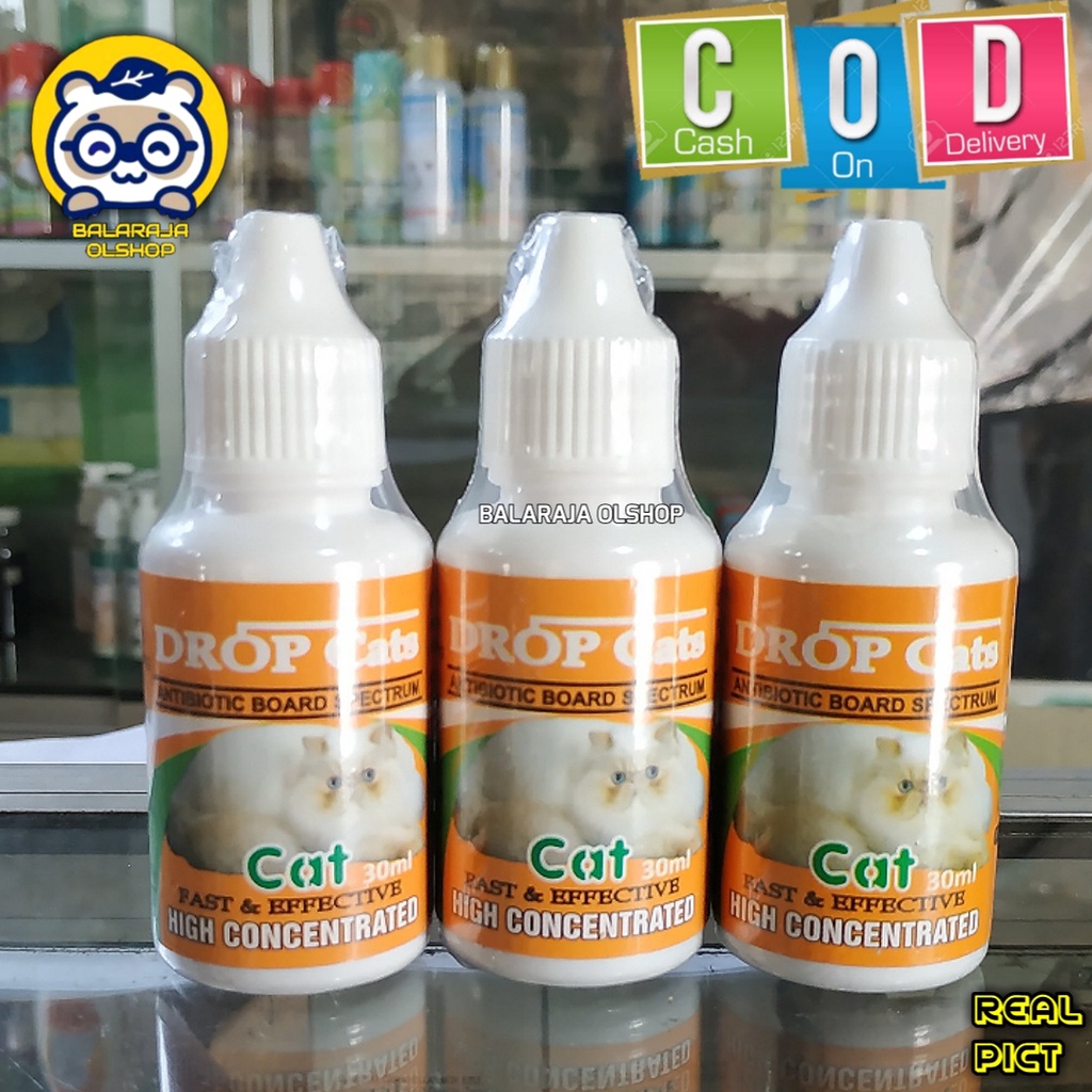 DROP CAT ANTIBIOTIK KUCING FLU DEMAM PANAS KITTEN