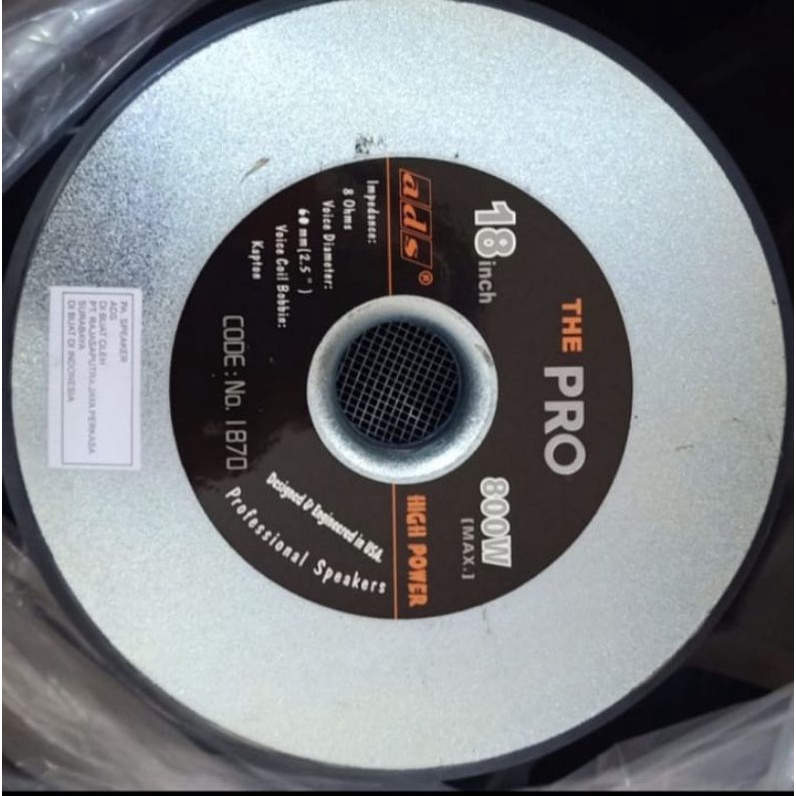 Speaker 18 Inch ADS 1870 The Pro Original
