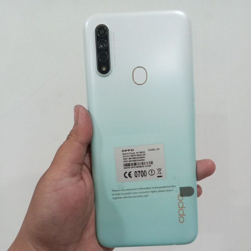 Handphone a31 ram 6/128 mulus second