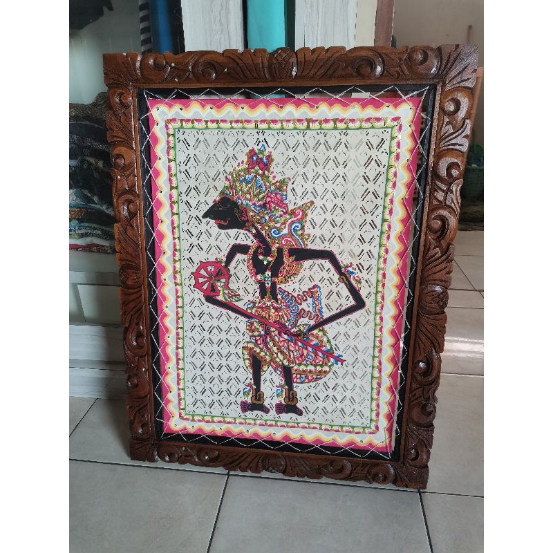 Wayang Kulit Prabu Kresna Bingkai