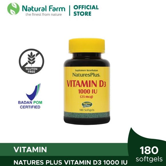 Natures Plus Vitamin D3 1000 IU Lc