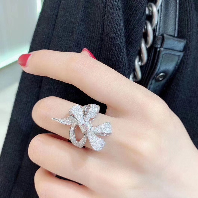 Fashion Elegant Butterfly Ring Stereo Simple Ring