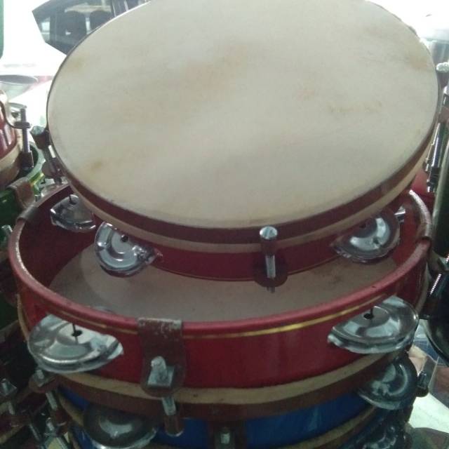 Tamborin kulit&mika