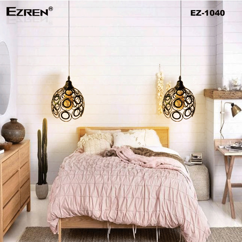 Ezren EZ-1040 Lampu Gantungan Interior Kamar TIdur &amp; Ruang Tamu