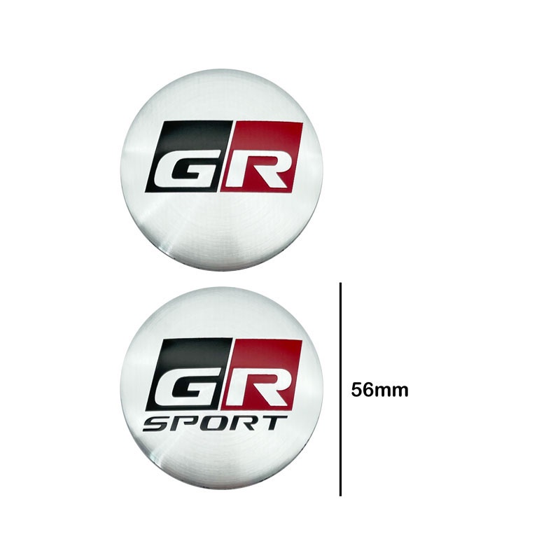 4pcs Stiker Emblem Logo GR Sport Untuk Mobil Toyota TRD Sport C-HR RAV4 Camry Corolla