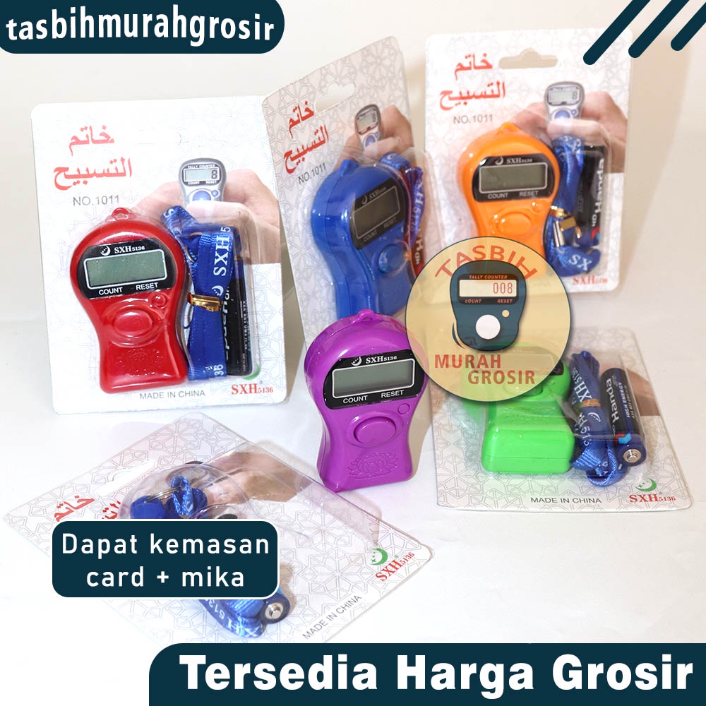 TASBIH DIGITAL BIG SCREEN + TALI TERBARU
