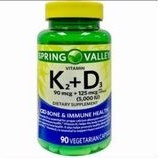 Spring Valley Vitamin K2 D3 5000iu isi 90 Caps