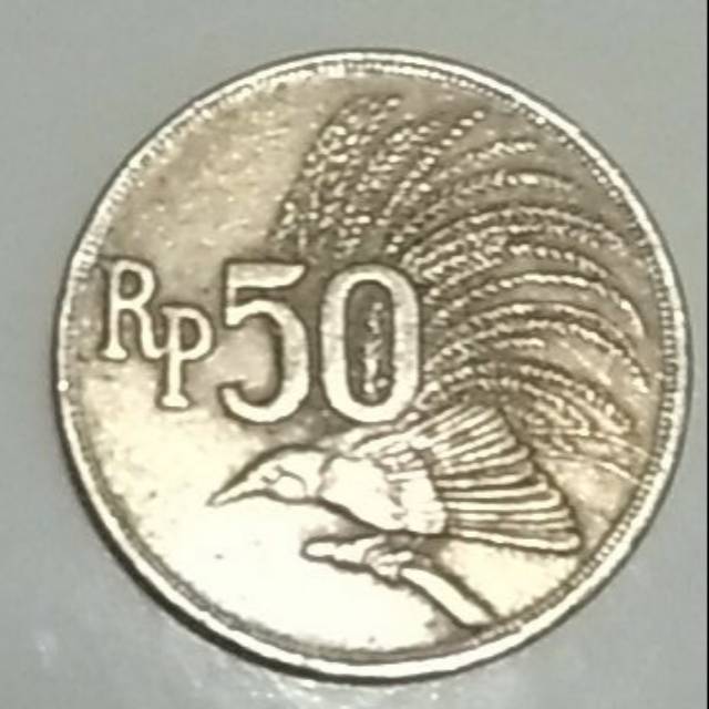 Koin 50rupiah bank indonesia tahun 1971