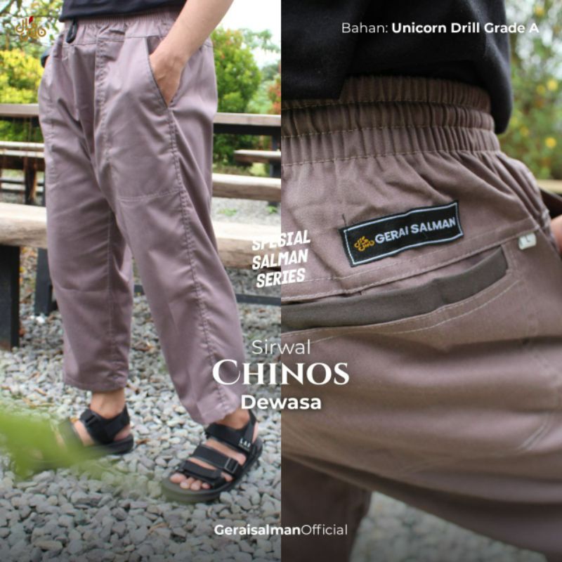 Celana Sirwal Panjang Pria Dewasa Chinos Series