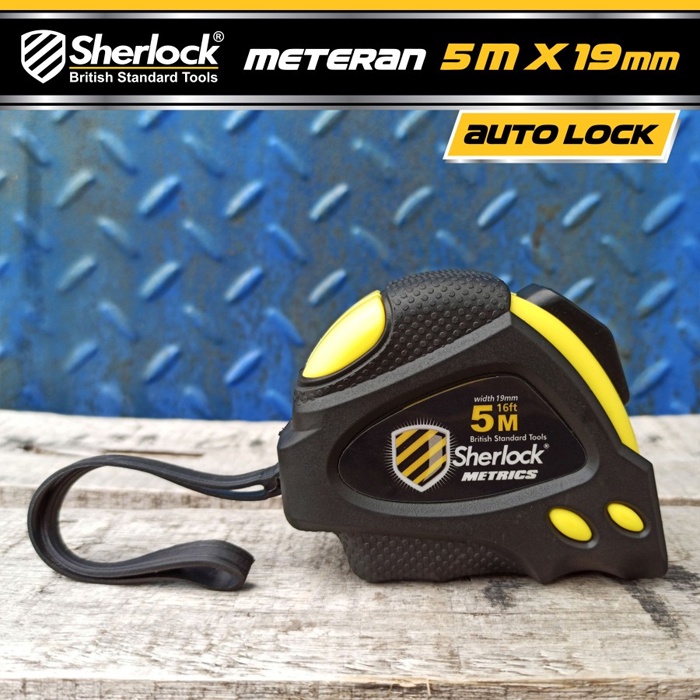 Meteran 5 Meter Sherlock Auto Lock Metrics