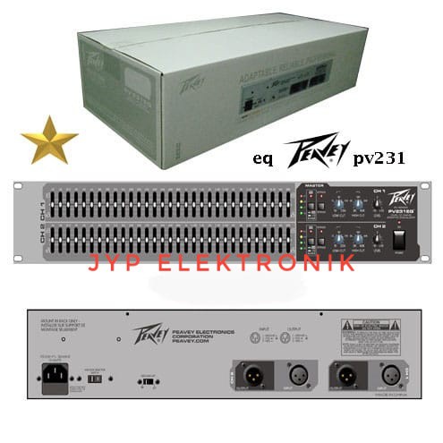 equalizer peavey pv231 / pv 231 31channel
