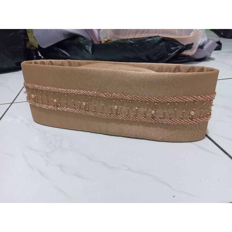 peci pengantin pria adat sunda pull payet