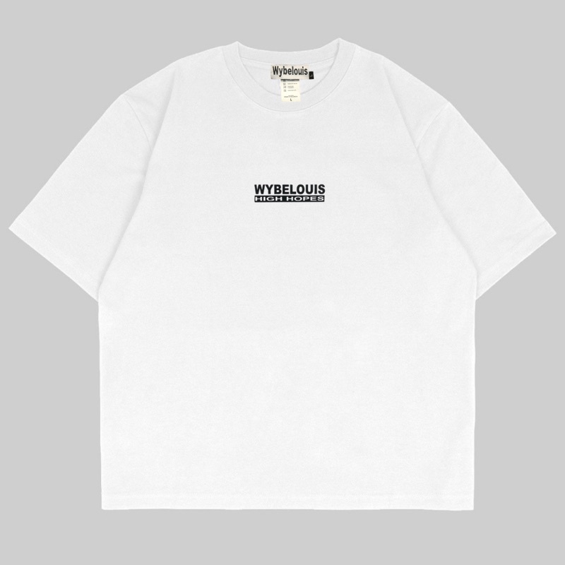 Wybelouis Kaos Oversize Heavy Cotton 16s Putih T shirt