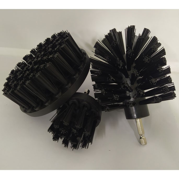 MSHIER Kepala Sikat Bor Elektrik Power Cleaning Brush Head 3 PCS - DB003B - Black