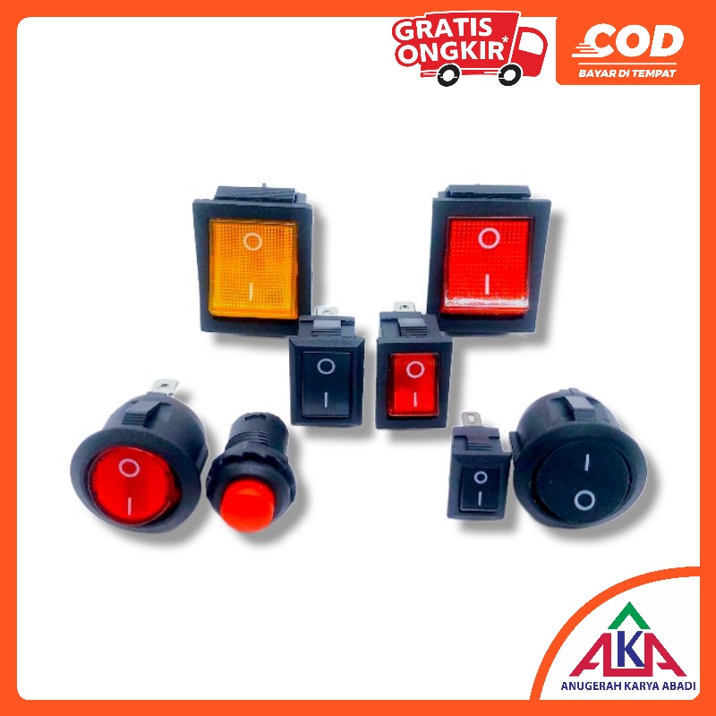 Saklar ON OFF Switch Push On Off Button