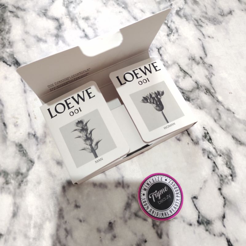 loewe 001 set EDP 2ml perfume vial