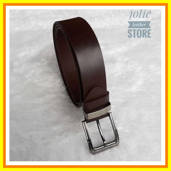 Sabuk Pria ,Korea Fashion, Ikat Pinggang Pria Kulit Pria Asli,Gesper Otomatis,Original , Belt Bgs-09