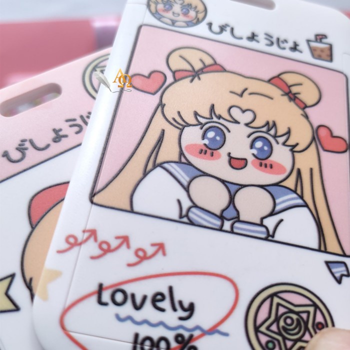 

Menakjubkan Tempat Kartu Unik / Card Holder Gantungan Kunci Motif Sailormoon Imut Berkualitas