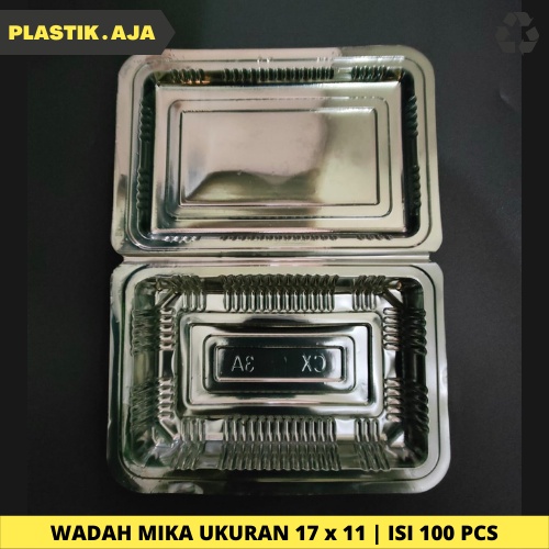 WADAH PLASTIK MIKA CX 3 A UKURAN 17 x 11 | ISI 100 PCS