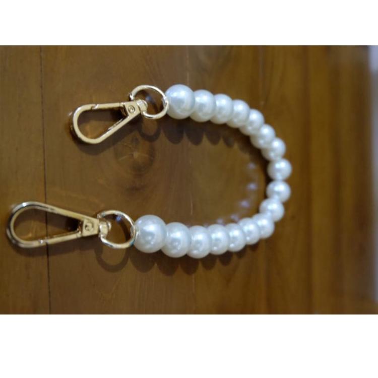 MRB.01Jl22ᴳ– Pearl Strap / Strap Tas / Tali Tas Mutiara Pendek