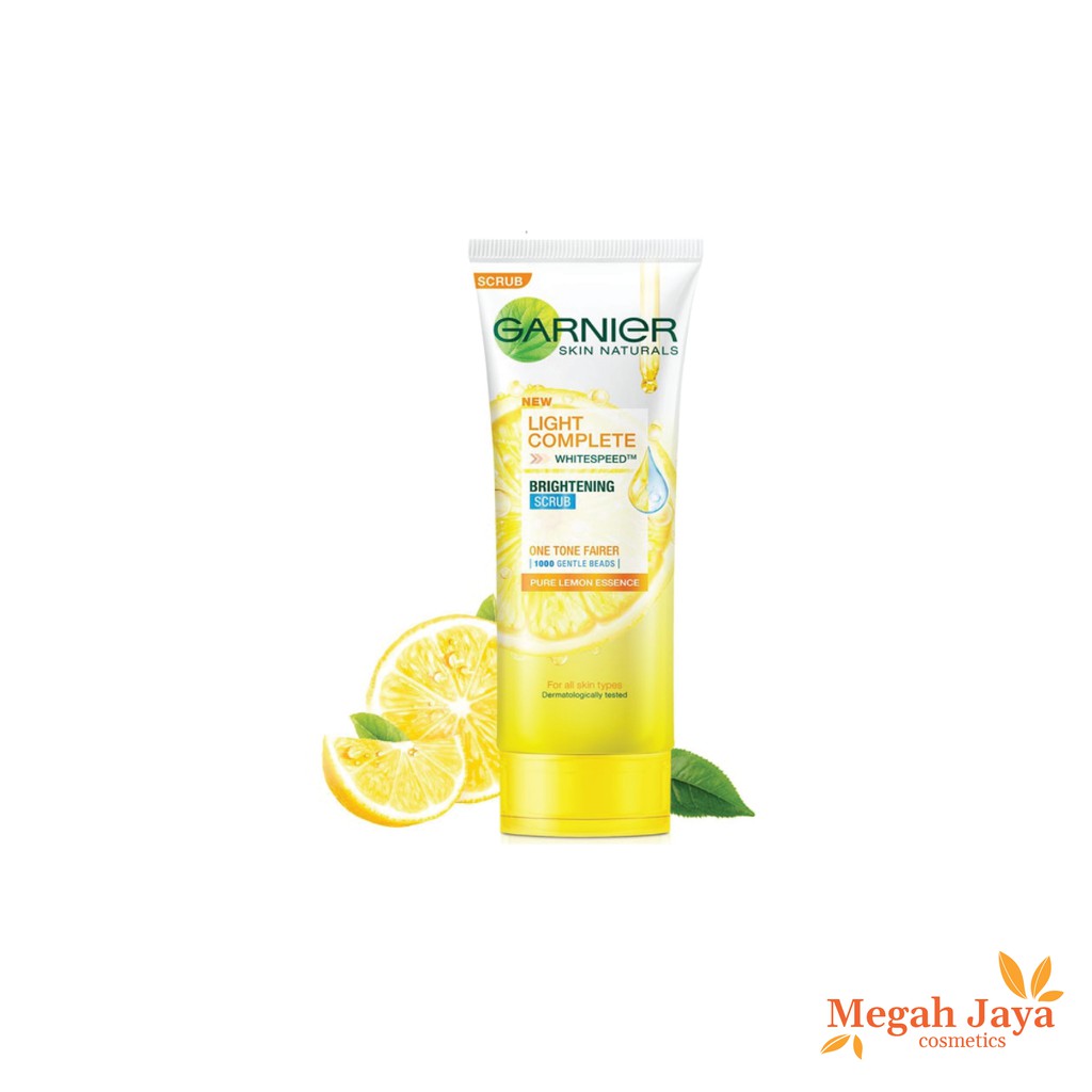 GARNIER BRIGHT COMPLETE FACE VITAMIN C WASH SCRUB  @MJ