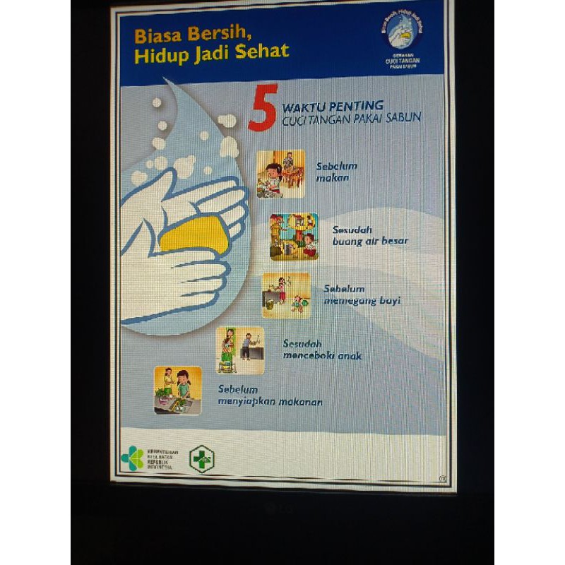

(139) POSTER 5 WAKTU PENTING CUCI TANGAN