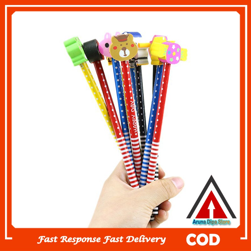 

Pensil Anak Motif Hewan Dengan Pengapus / TM-84