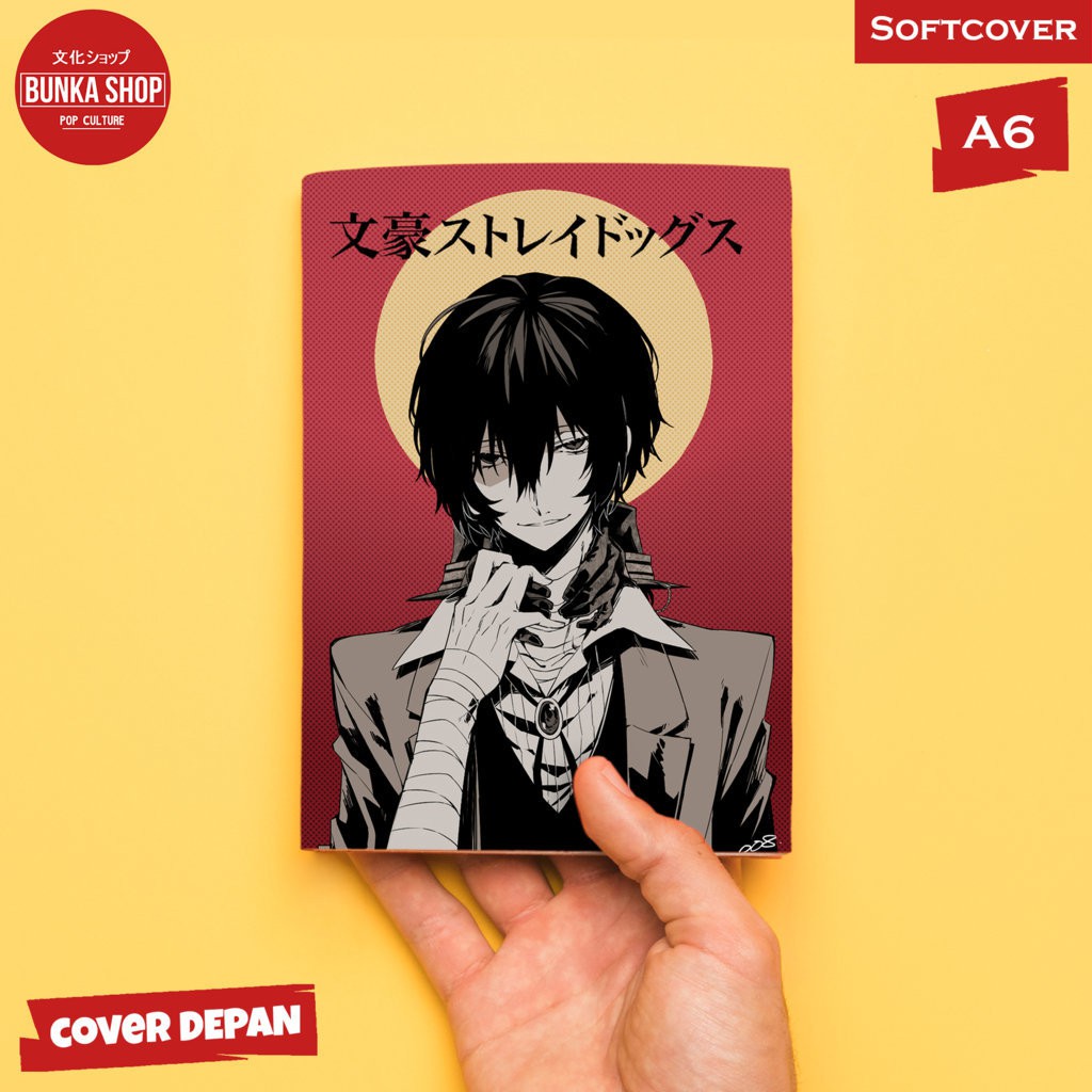 

Pocket Note Anime Bungou Stray Dogs Dazai Osamu C Softcover A6 Buku Tulis Catatan Murah