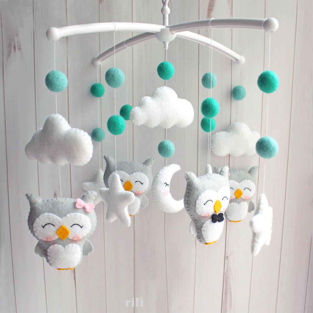 Cute Hanging Mobile Cartoon Handmade Without Bracket Sleeping Toy Baby Crib Diy Bed Bell Shopee Indonesia